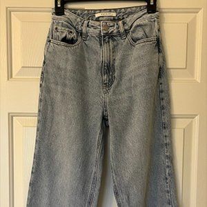 90s Boyfriend Raw Hem High Waisted Jeans